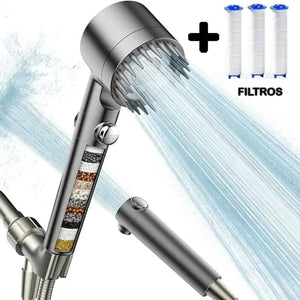 Cabezal De Ducha De Alta Presión + 3 Filtros de regalo